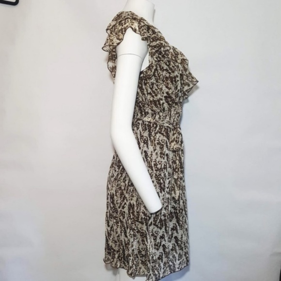 Animal Print Dress with Belt - Picture 6 of 8